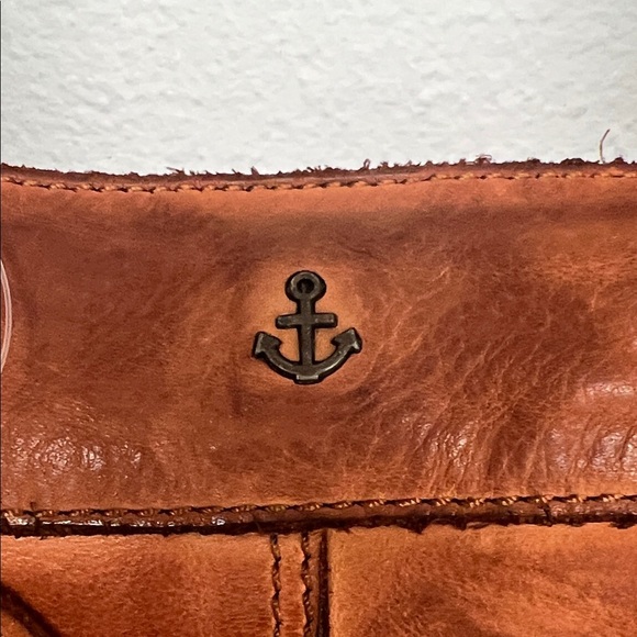 Harbour 2nd | Leather Tote/Backpack Bag in Cognac - Picture 5 of 9